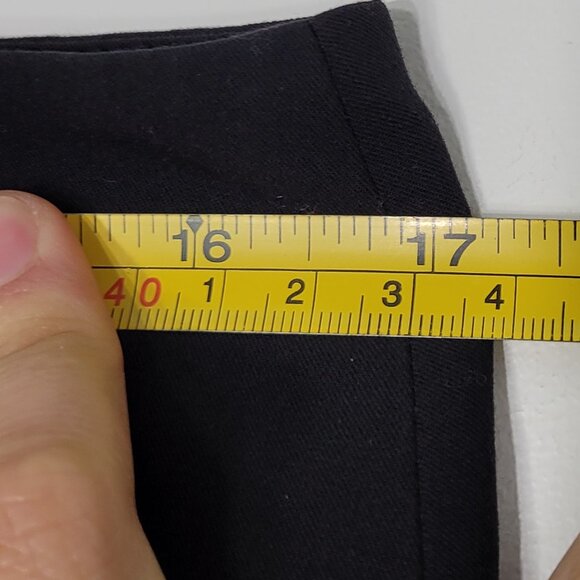 HKR Collections Women Black Back Zip Business Casual Pleated Mini Skirt Size XL - Picture 11 of 12